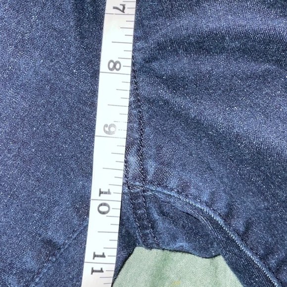 Lilly Pulitzer: Blue Dark Rinse Wash Frayed Hem Skinny Jeans - Picture 9 of 10